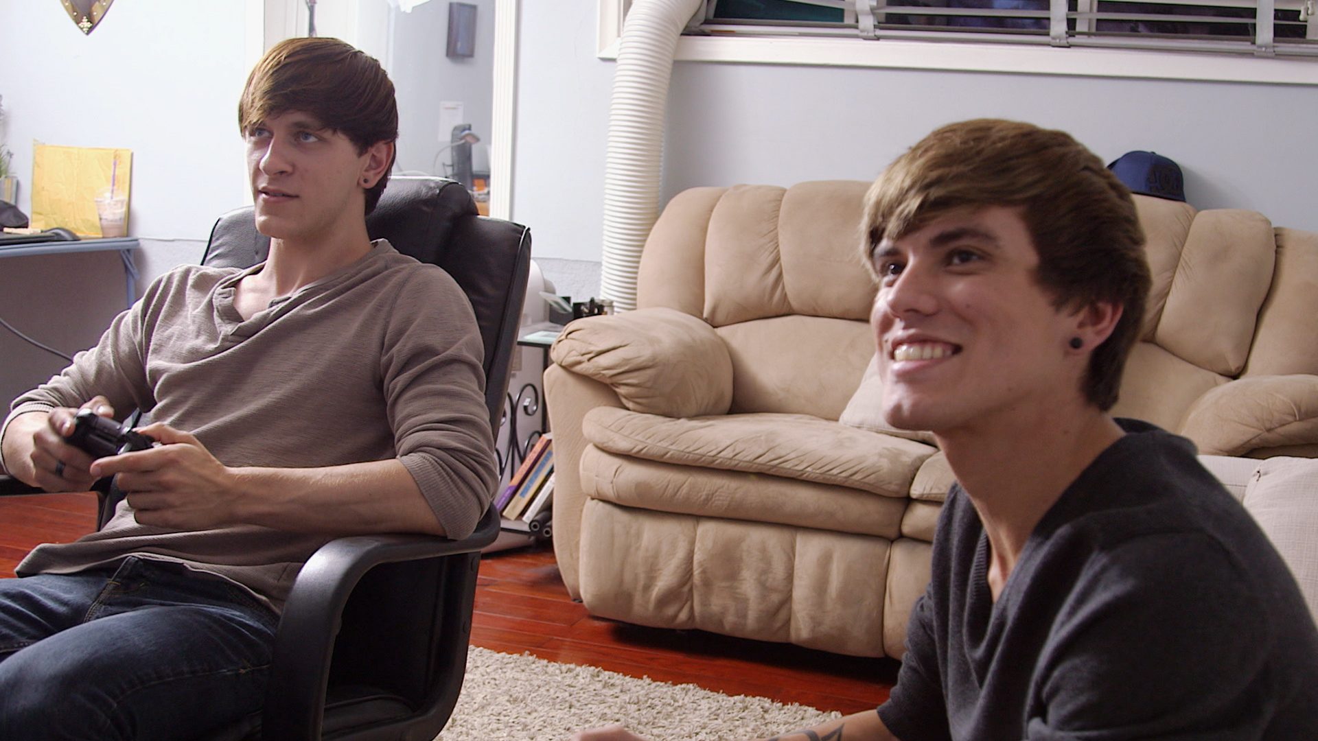 Nick, Tony, Playing Video Games, Happily Ever Avatar, Stage 13 Original, stage13network