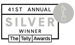silver telly awards logo