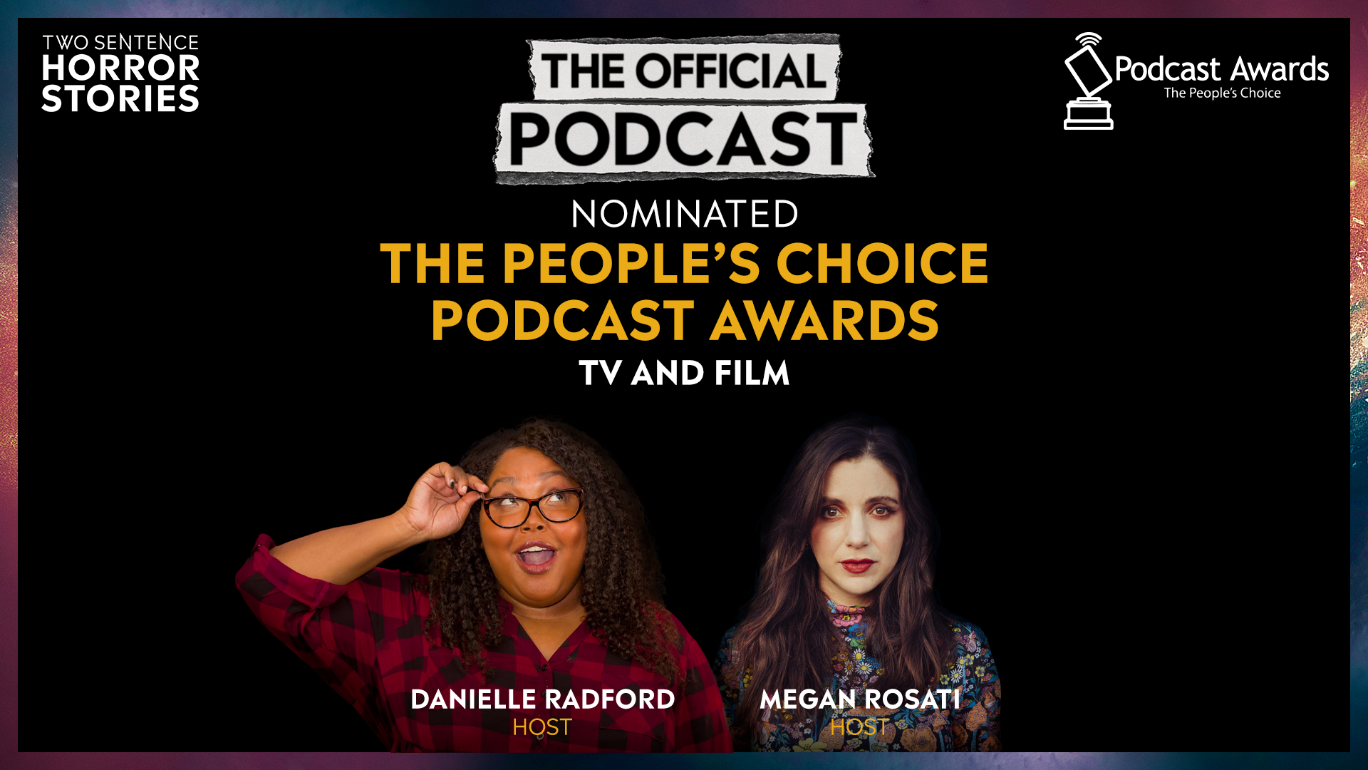 Two Sentence Horror Stories Podcast nominated for the people's choice podcast awards